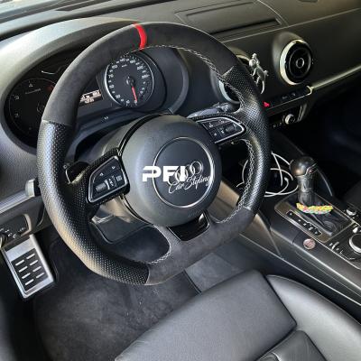 Obszycie kierownicy w Audi A3 8V PFI car styling