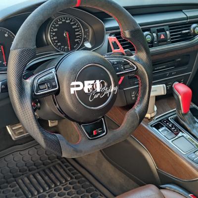 tuning obszycie kierownicy w Audi A7 A6 C7 PFI car styling