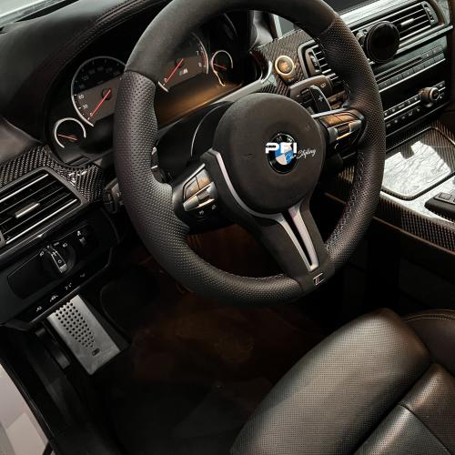 obszycie kierownicy w BMW 6 PFI car styling