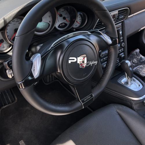 Kierownica obszyta skórą w Porsche 911 997 PFI car styling